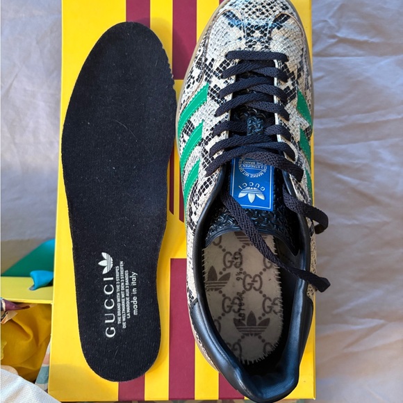 GUCCI X ADIDAS GAZELLES - Picture 11 of 13